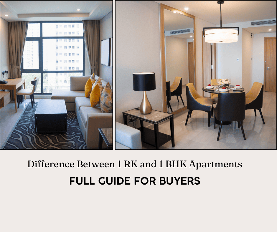 Difference Between 1 RK and 1 BHK Apartments: Full Guide for Buyers