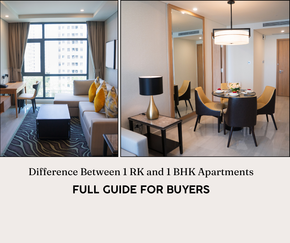 Difference Between 1 RK and 1 BHK Apartments