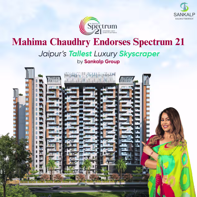 Mahima Chaudhary Endorses Sankalp Spectrum 21 – Featured in Mid-Day